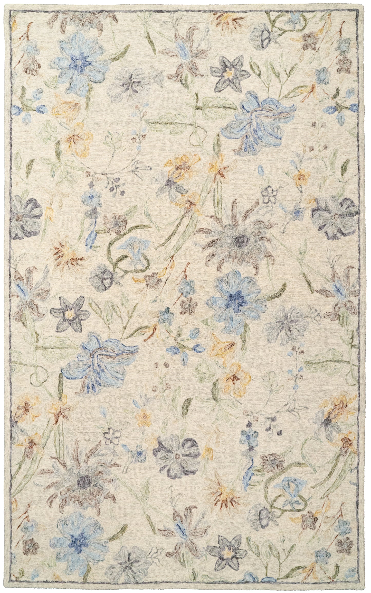 Daisy 9089-199 Ivory/Multi Area Rug