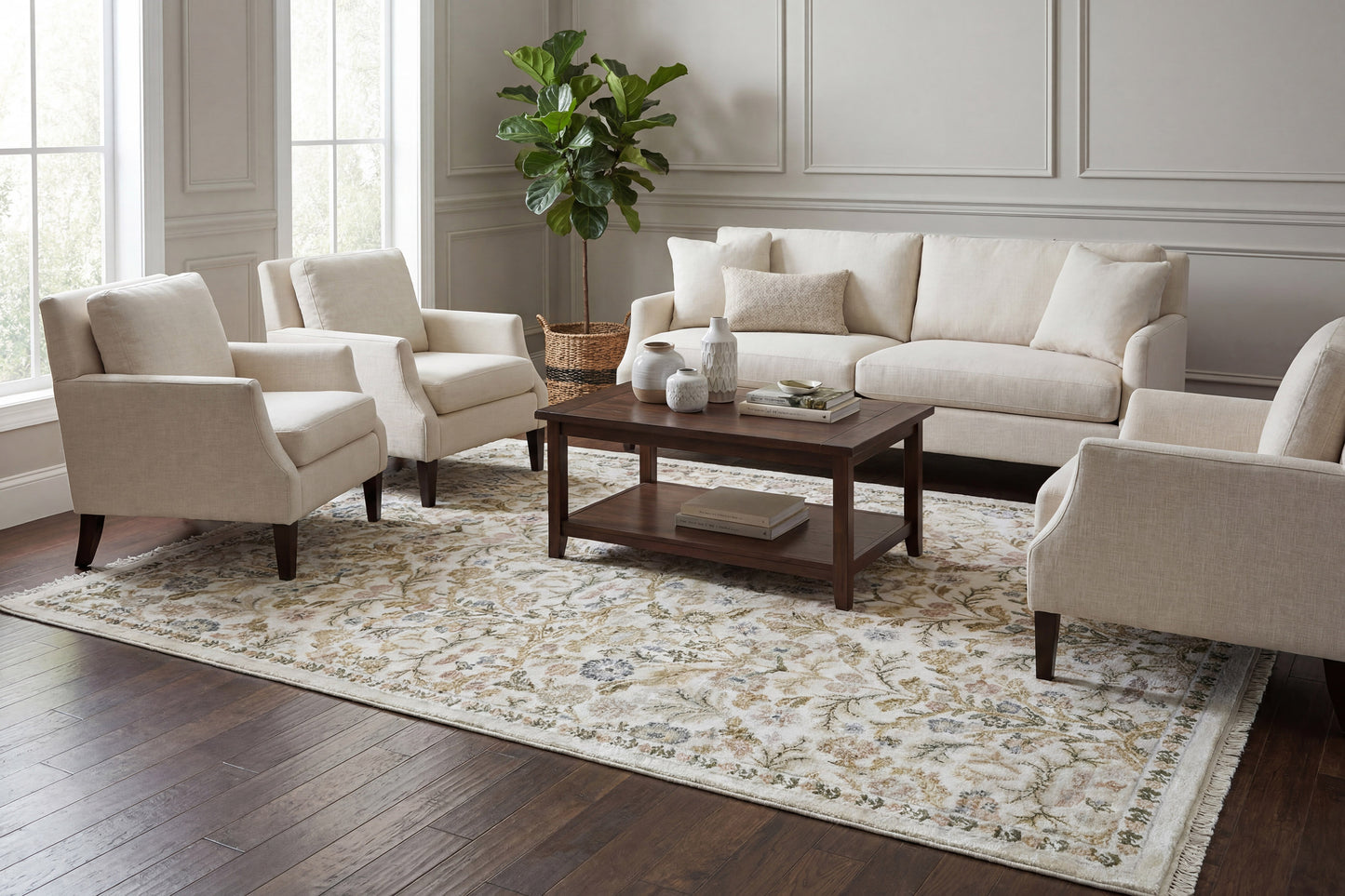 Denali 11622-180 Cream/Beige Area Rug