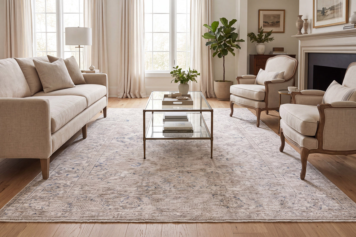 Dharma 12041-180 Ivory/Beige Area Rug
