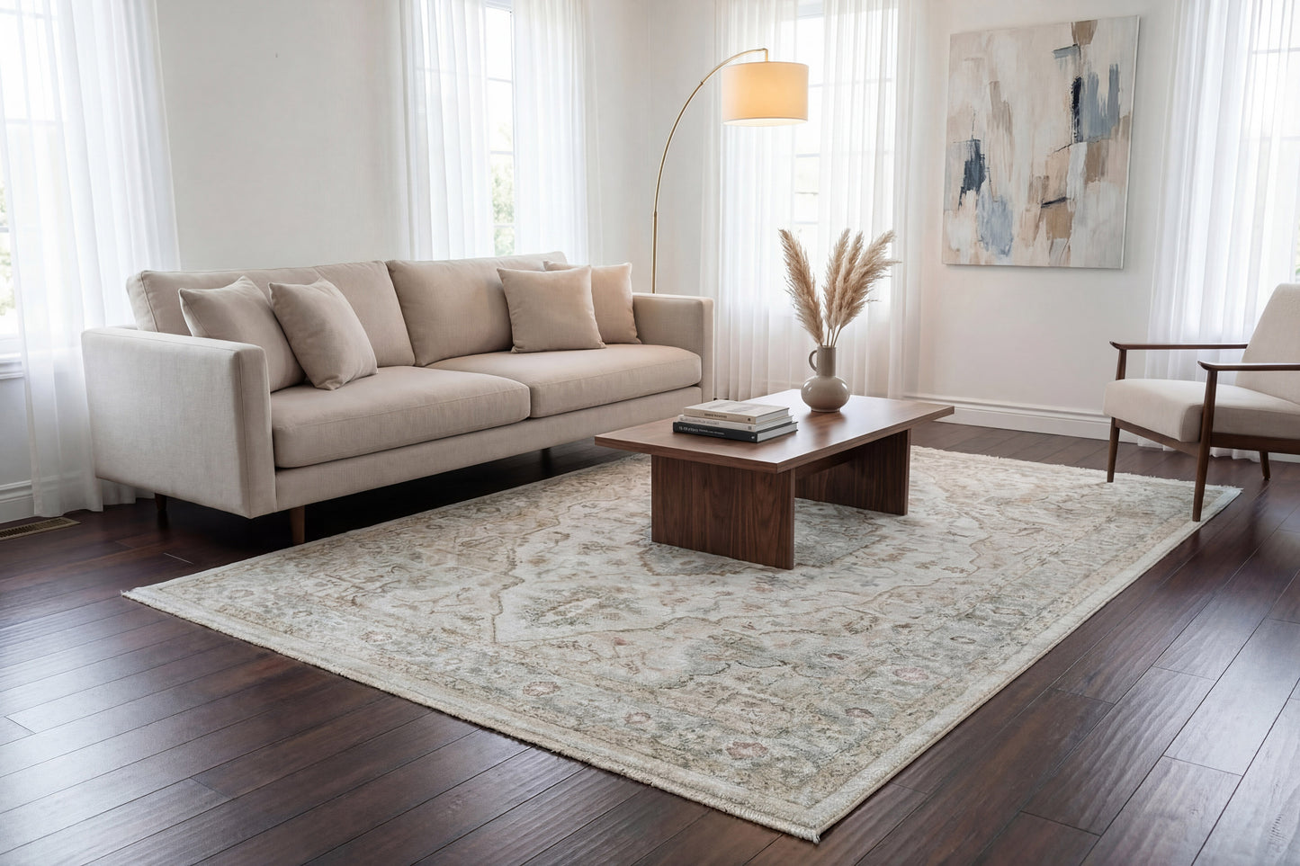 Diamond 10284-149 Cream/Sage/Multi Area Rug