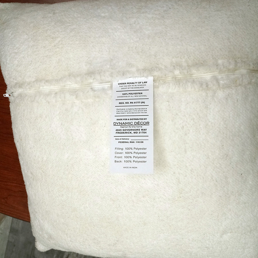 Venetian #11 20"x20" Ivory Pillow