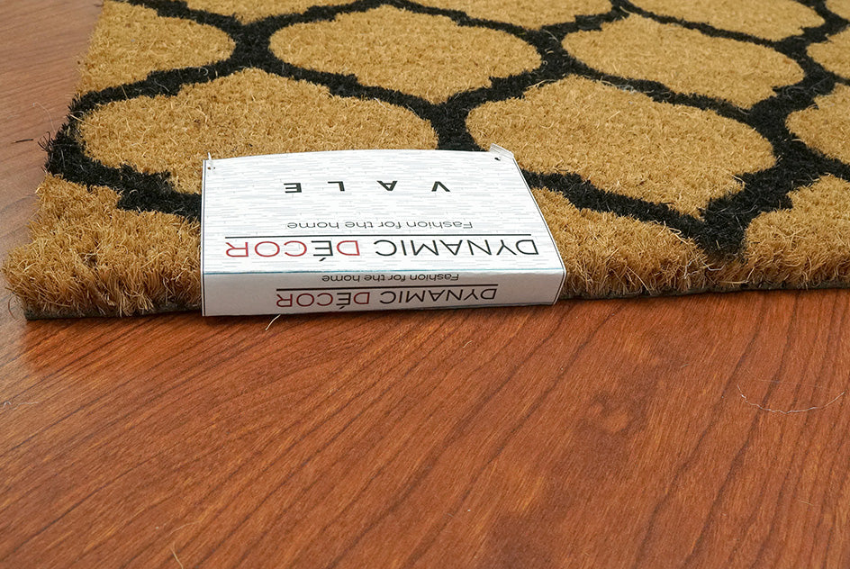 Vale 3453-190 18"x30" Brown/Black Doormat