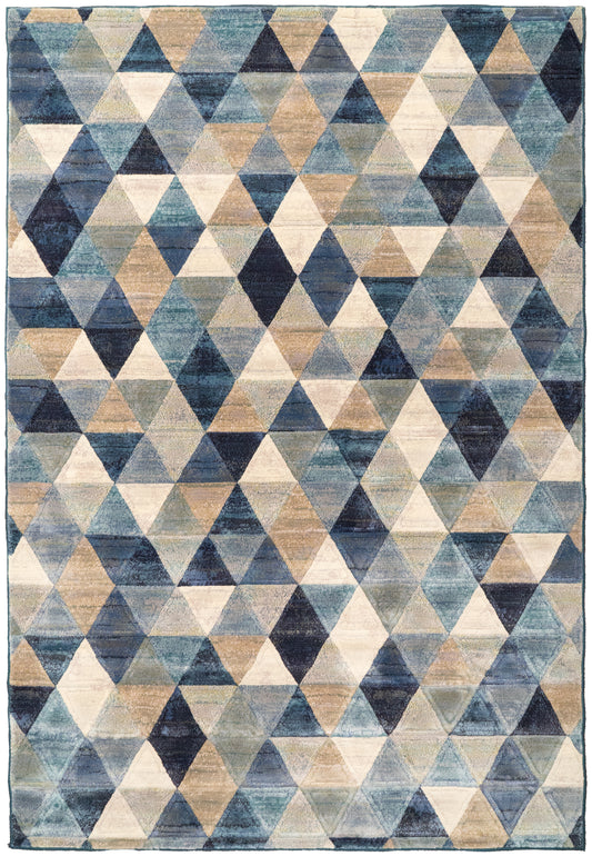 Eclipse 63263-5161 Blue/Multi Area Rug