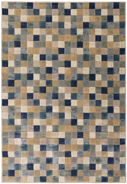 Eclipse 63339-6121 Multi Blue Area Rug
