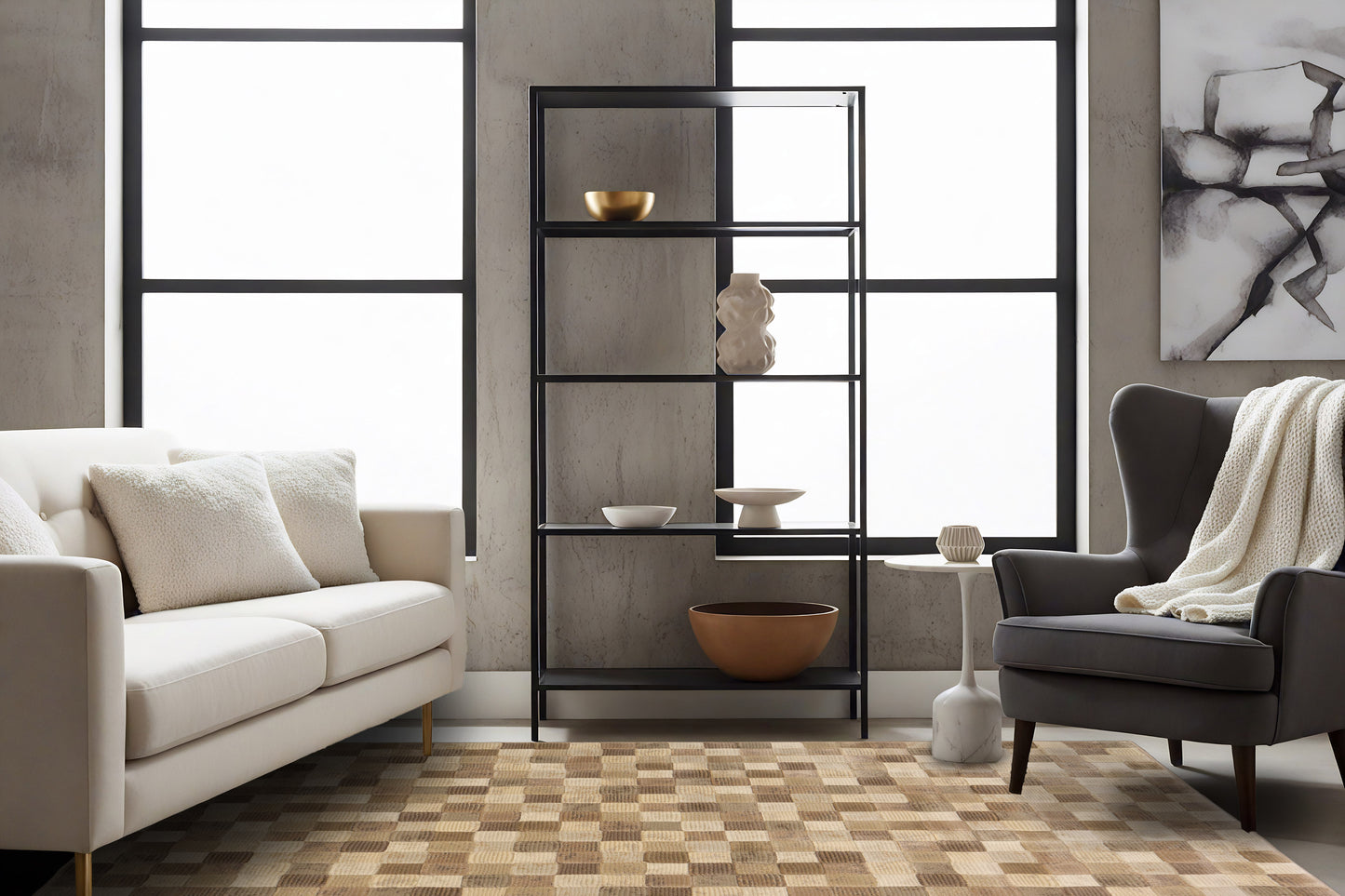 Eclipse 63339-6282 Beige Area Rug