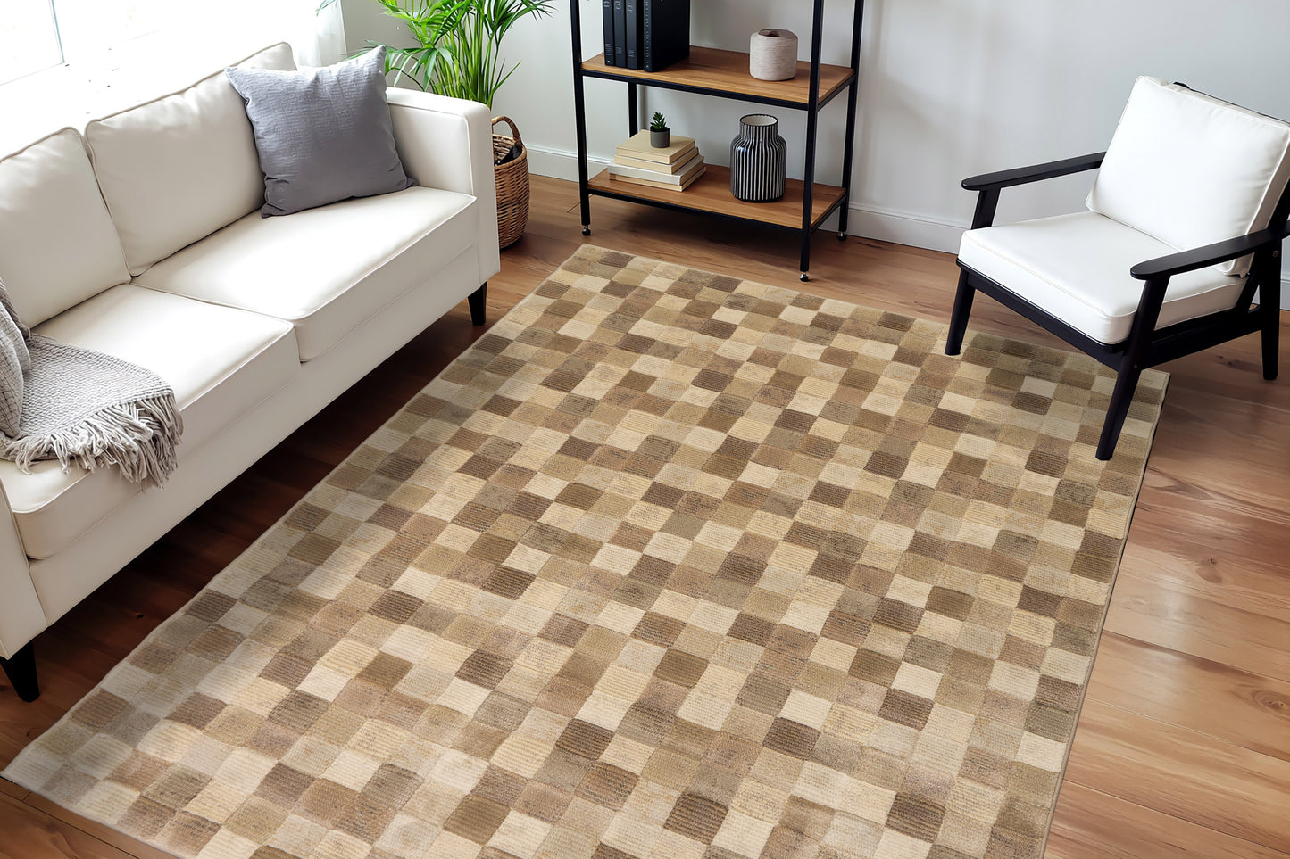 Eclipse 63339-6282 Beige Area Rug