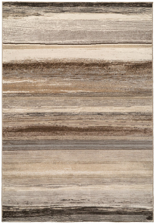 Eclipse 63351-9243 Beige/Brown/Grey Area Rug