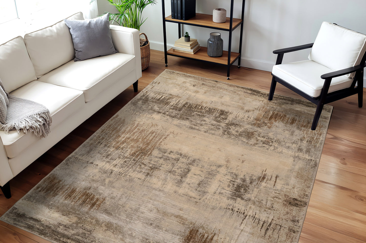 Eclipse 63393-6282 Beige Area Rug
