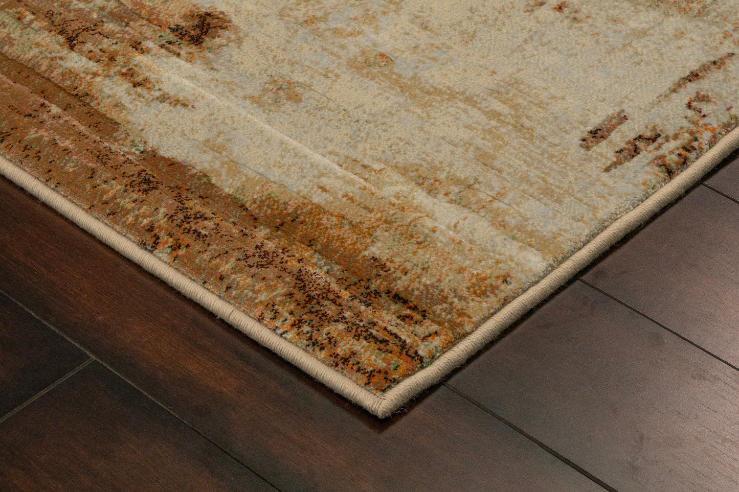 Eclipse 63393-6474 Beige/Rust Area Rug