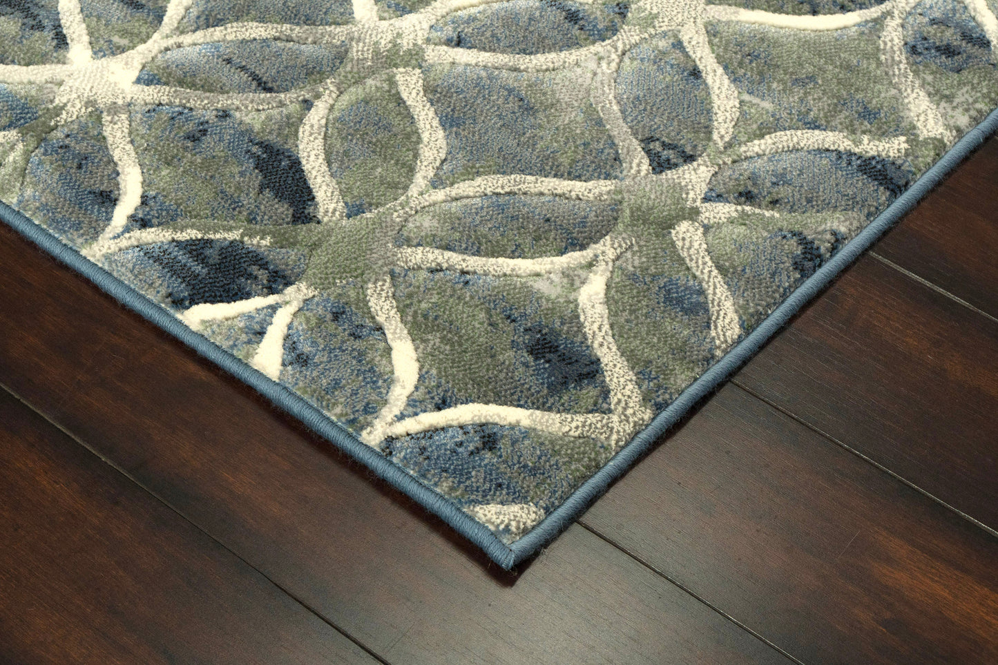 Eclipse 63396-5666 Blue Area Rug