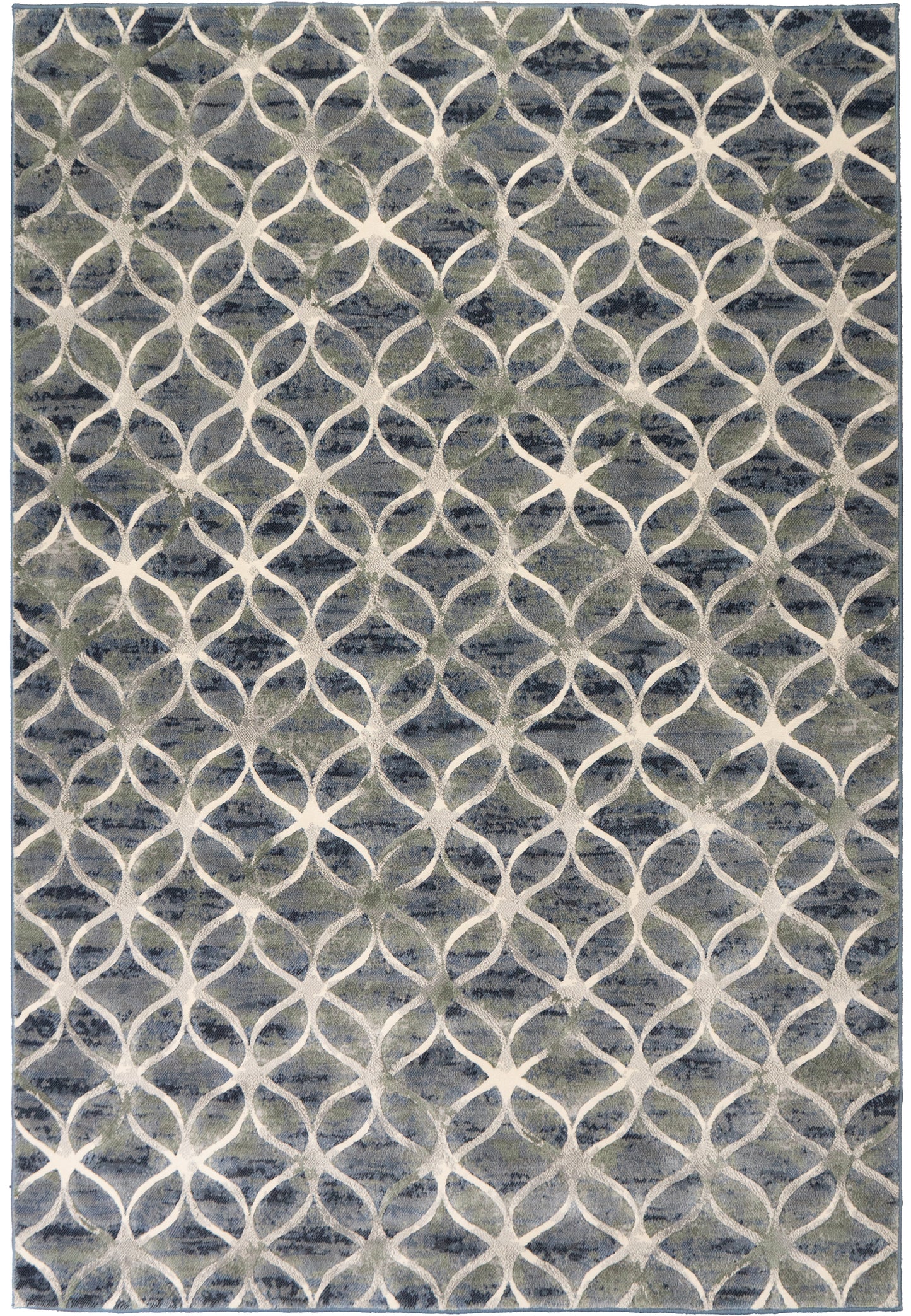Eclipse 63396-5666 Blue Area Rug