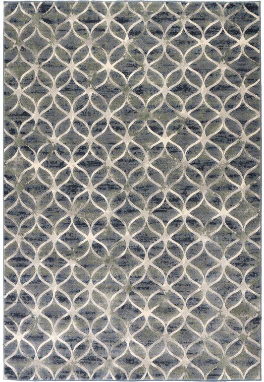 Eclipse 63396-5666 Blue Area Rug
