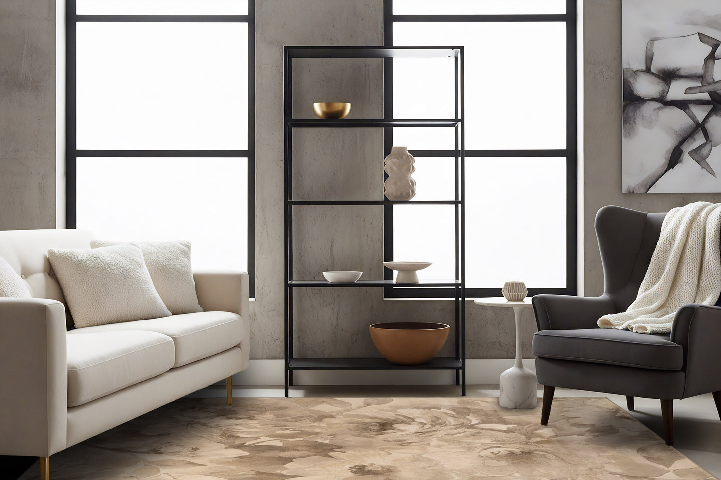 Eclipse 63421-6575 Beige/Cream Area Rug