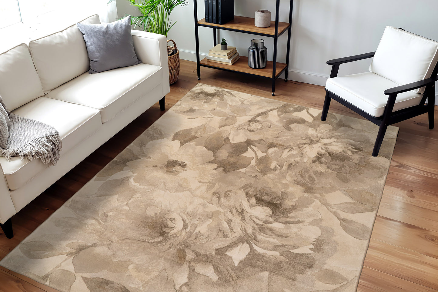 Eclipse 63421-6575 Beige/Cream Area Rug