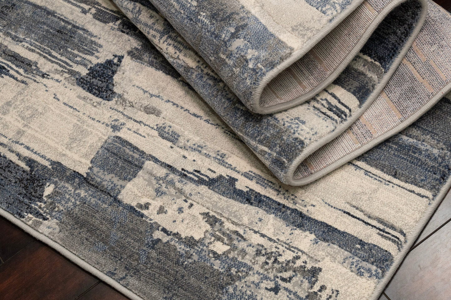 Eclipse 63423-7656 Blue Area Rug