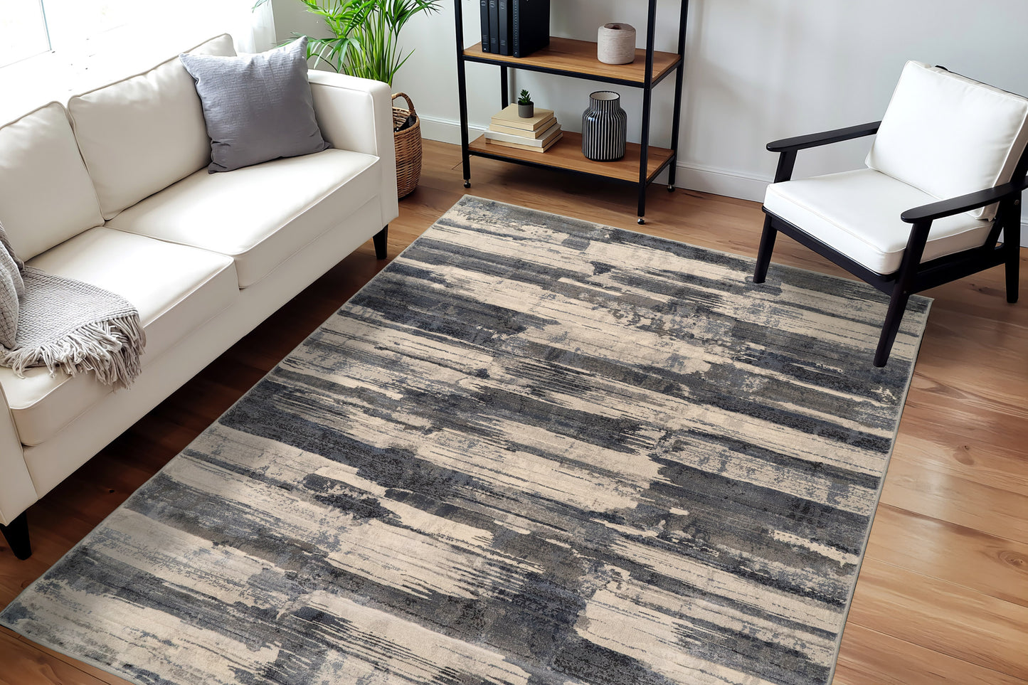 Eclipse 63423-7656 Blue Area Rug