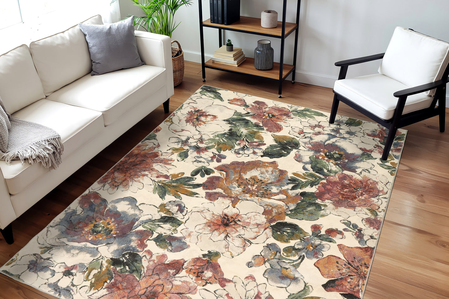 Eclipse 63528-6626 Beige/Multi Area Rug