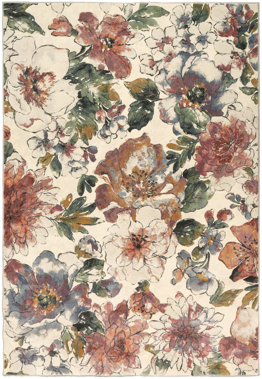 Eclipse 63528-6626 Beige/Multi Area Rug