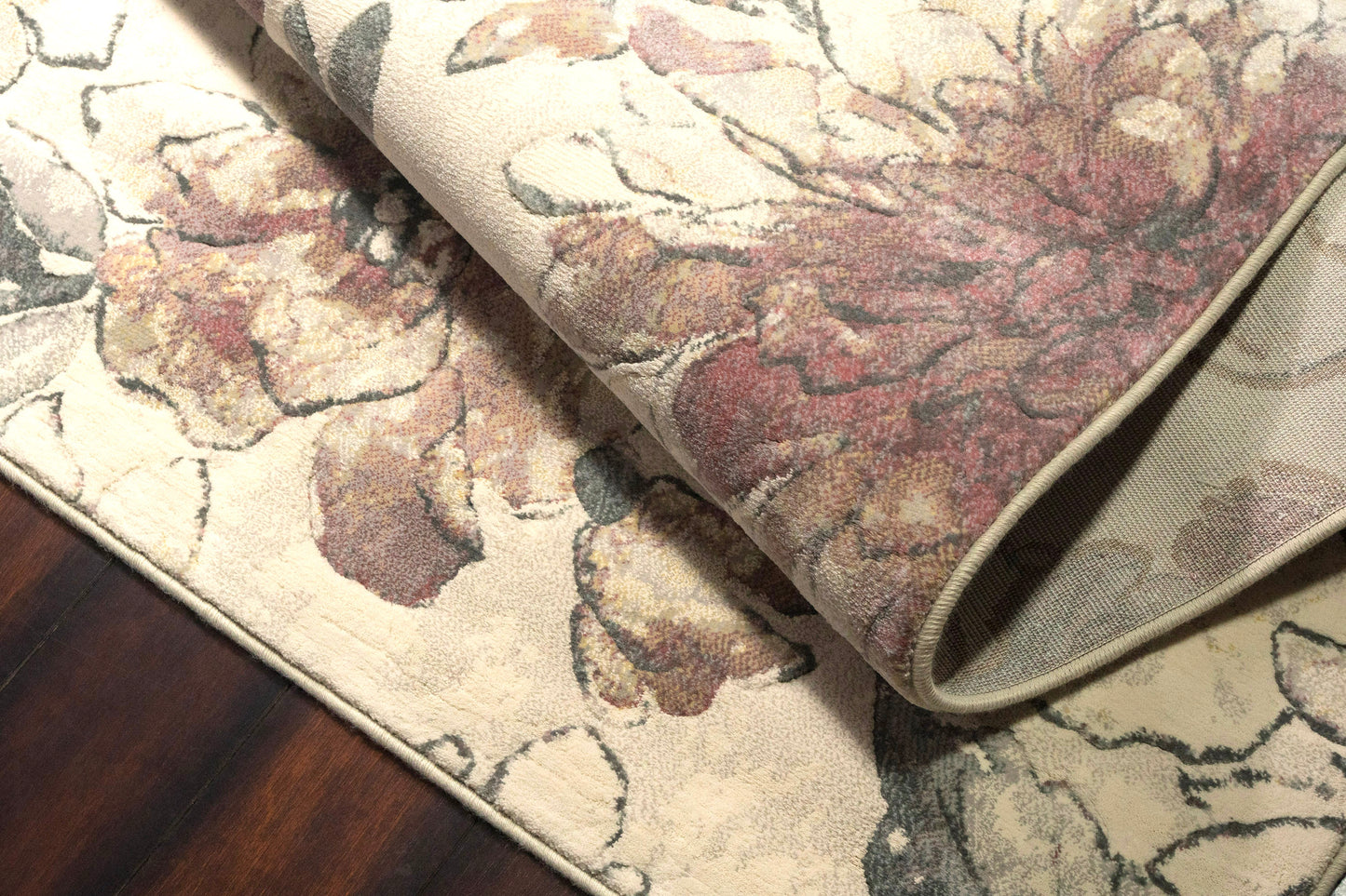 Eclipse 63528-6747 Cream/Multi Area Rug