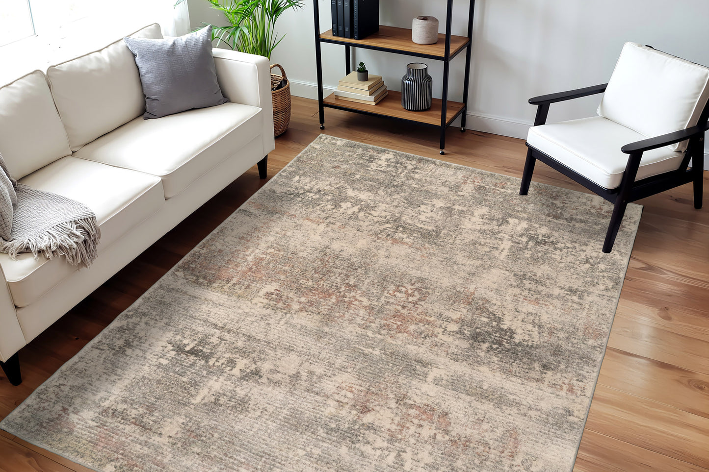 Eclipse 63566-3747 Beige/Grey Area Rug