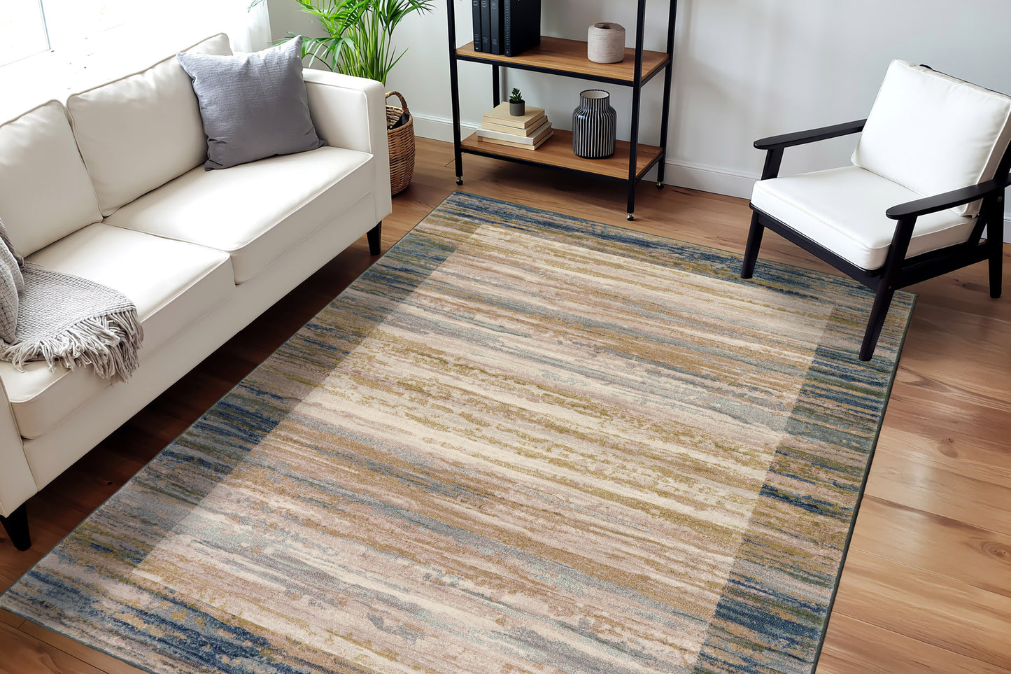 Eclipse 79138-6191 Blue/Grey Area Rug