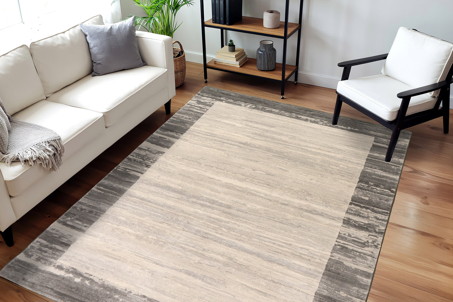 Eclipse 79138-7696 Grey Area Rug