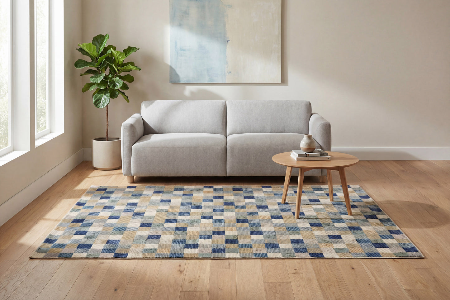 Eclipse 63339-6121 Multi Blue Area Rug