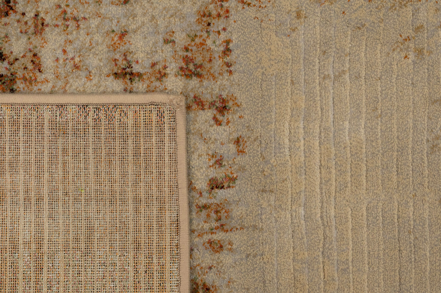 Eclipse 63393-6474 Beige/Rust Area Rug