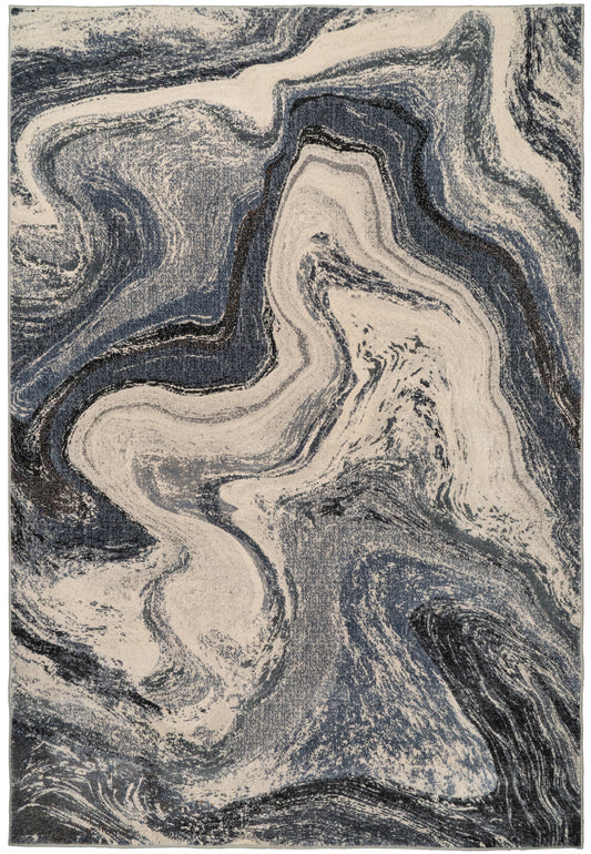 Eclipse 63436-5656 Grey/Cream Area Rug