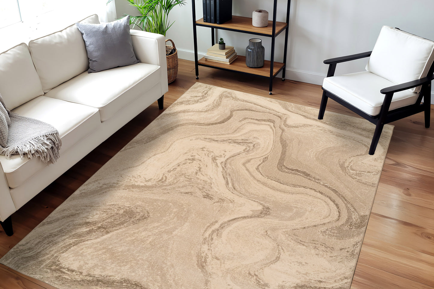 Eclipse 63436-6575 Beige Area Rug