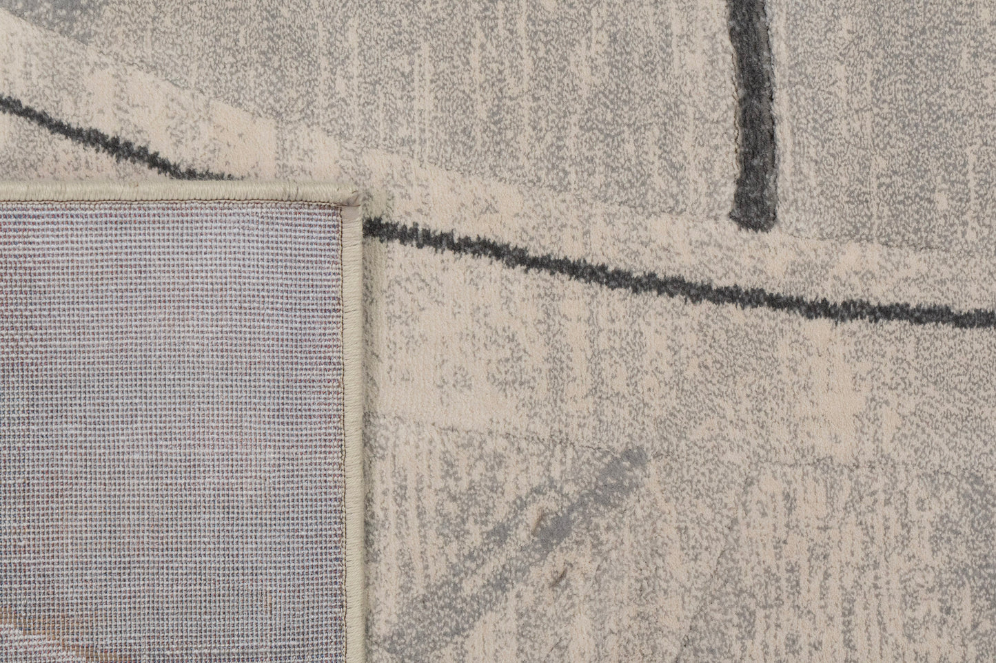 Eclipse 63972-6696 Cream/Grey/Dark Grey Area Rug