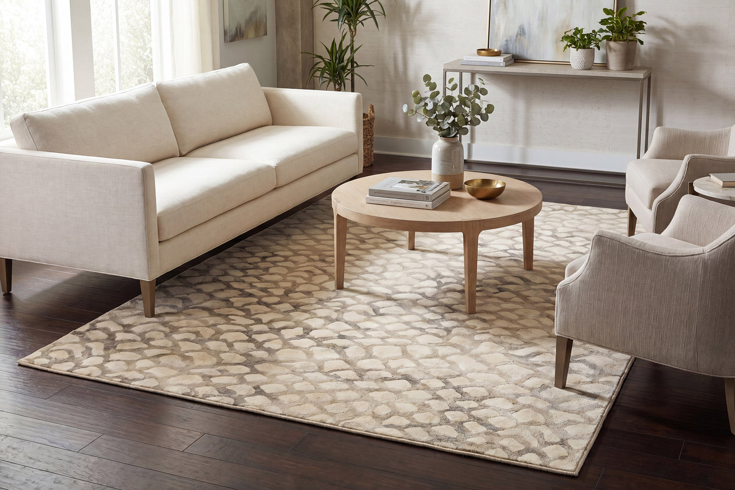 Eclipse 64194-8565 Ivory Area Rug