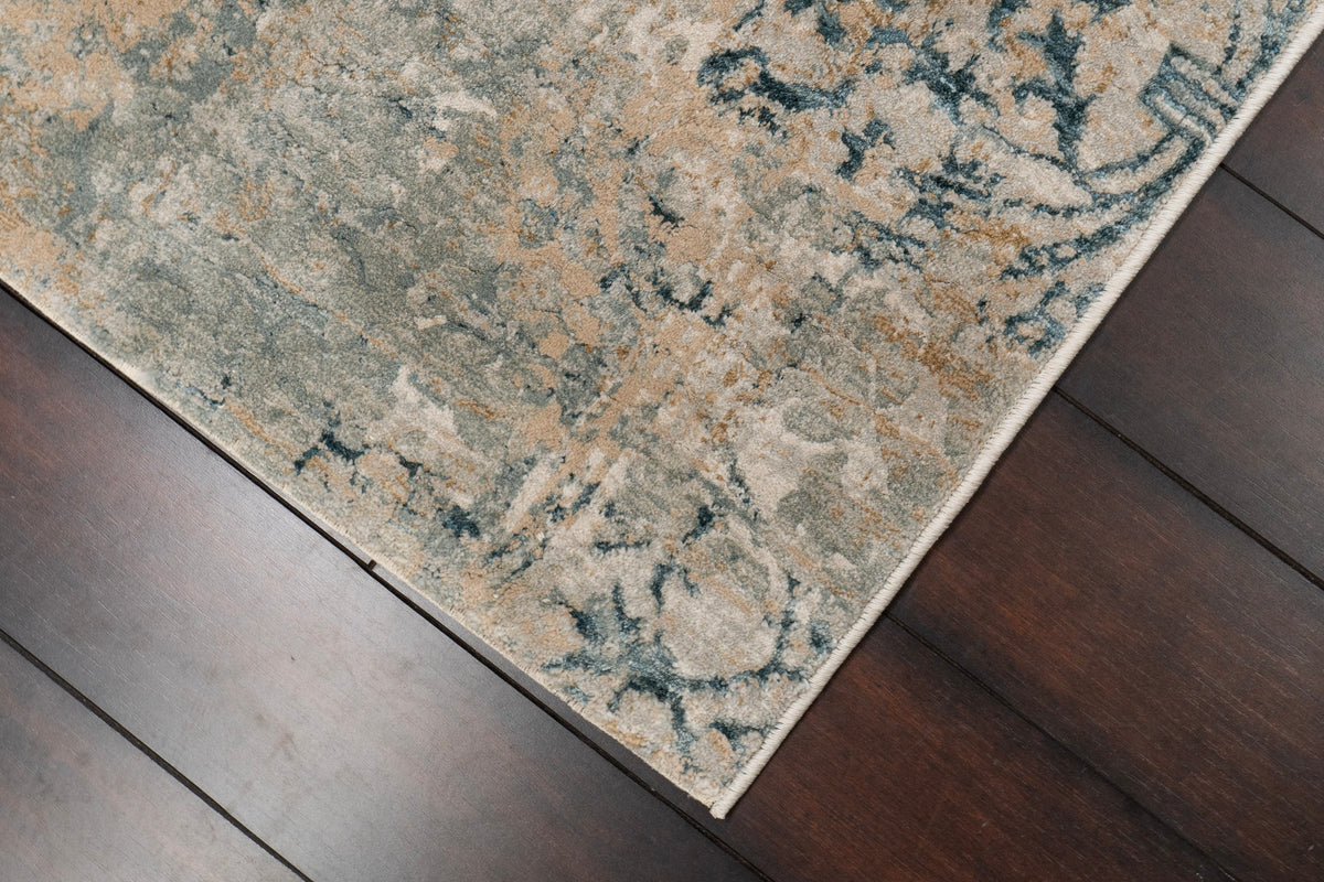 Eden 10944-185 Cream/Beige/Navy Area Rug