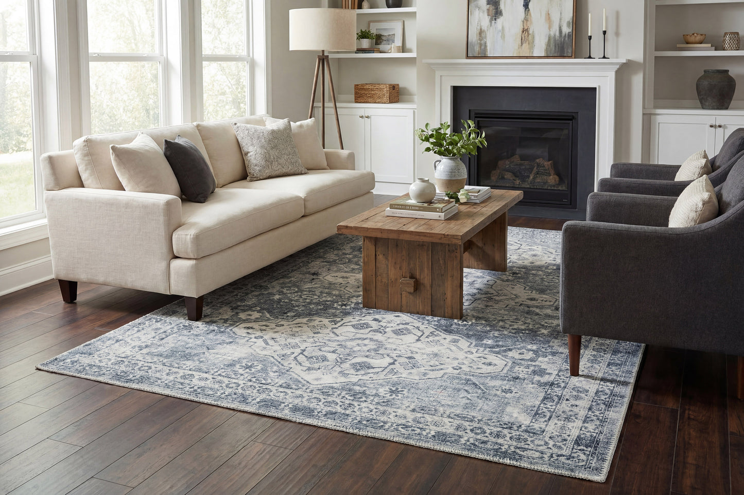Revive 900-6300 Grey Area Rug