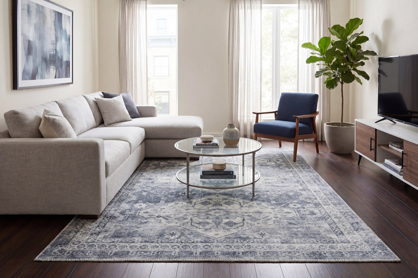 Revive 900-6300 Grey Area Rug