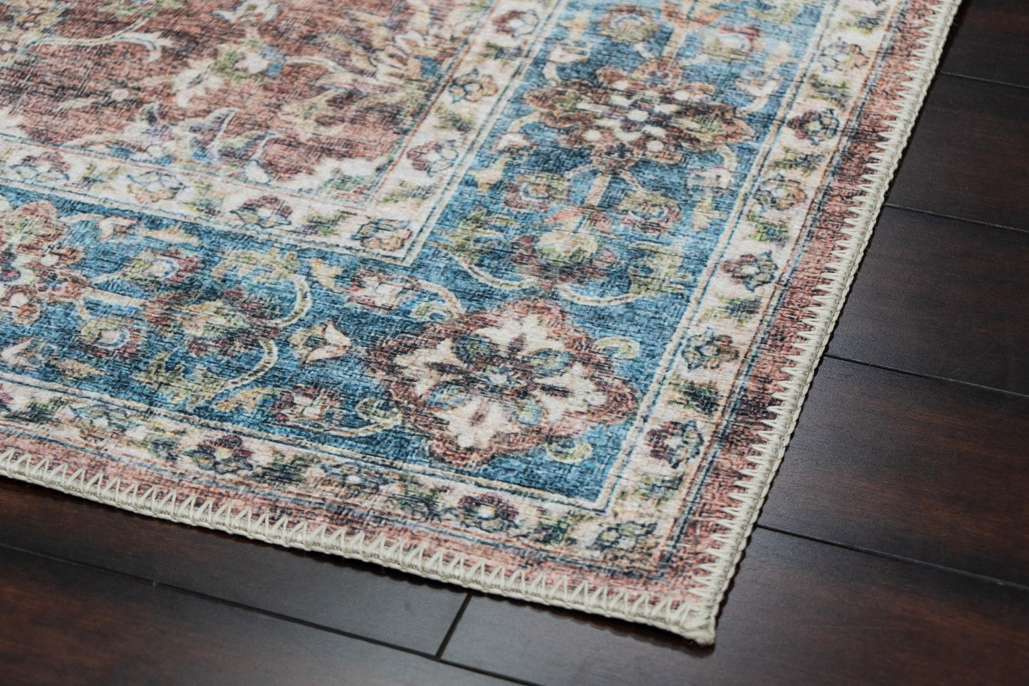 Revive 351-6301 Red/Blue/Beige Area Rug