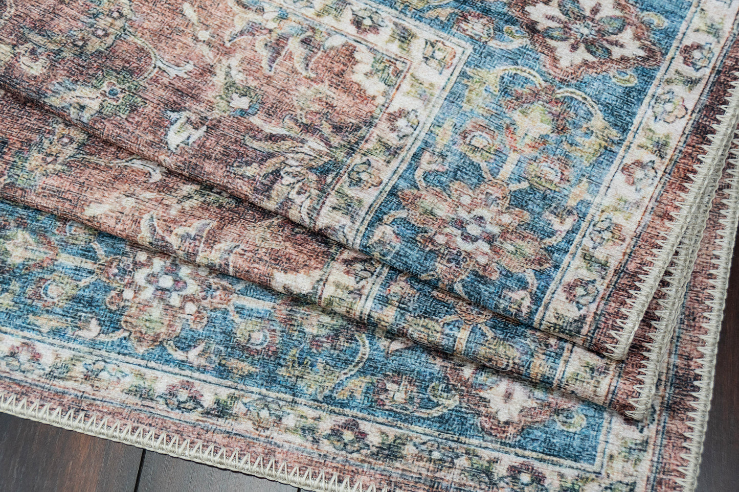 Revive 351-6301 Red/Blue/Beige Area Rug