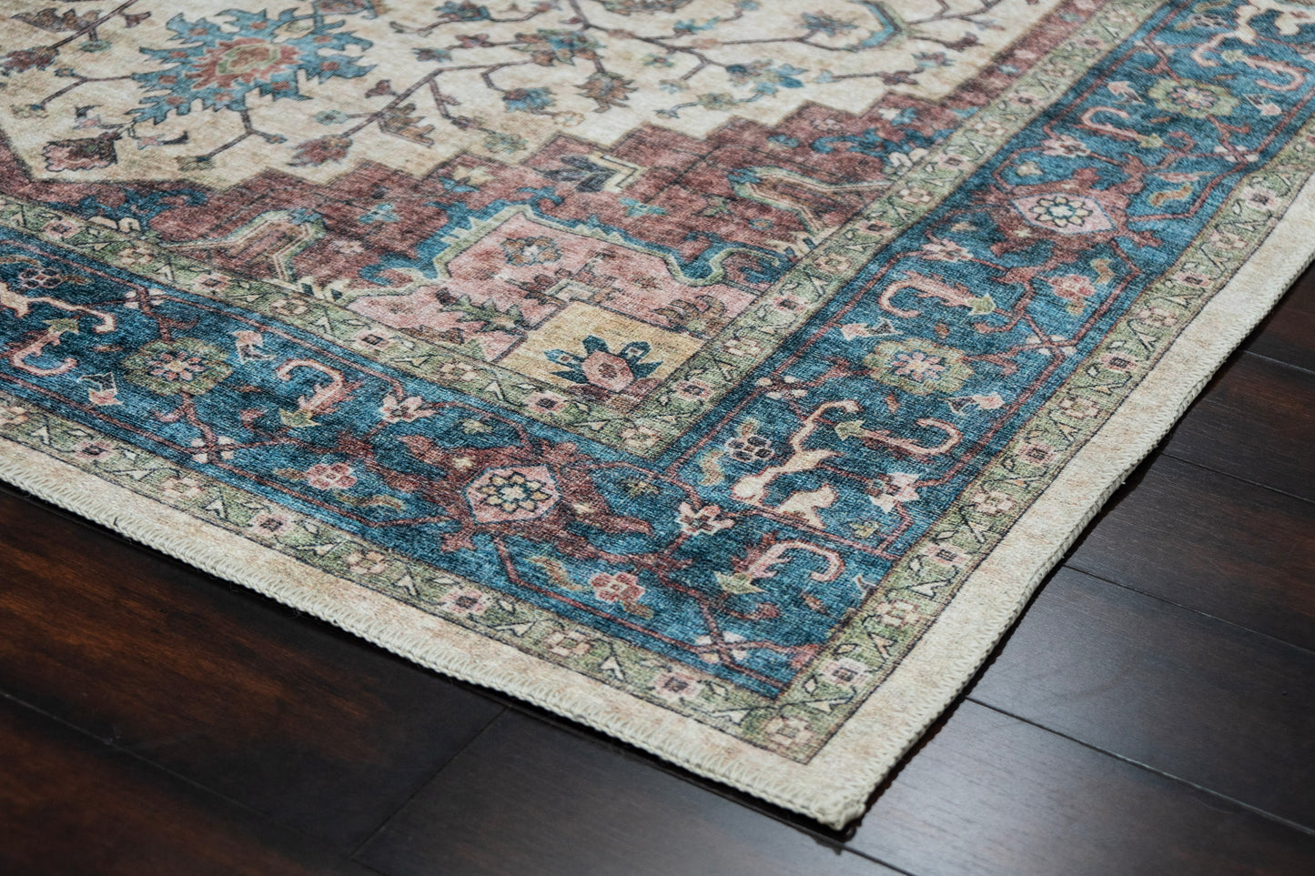 Revive 351-6302 Red/Blue/Beige Area Rug