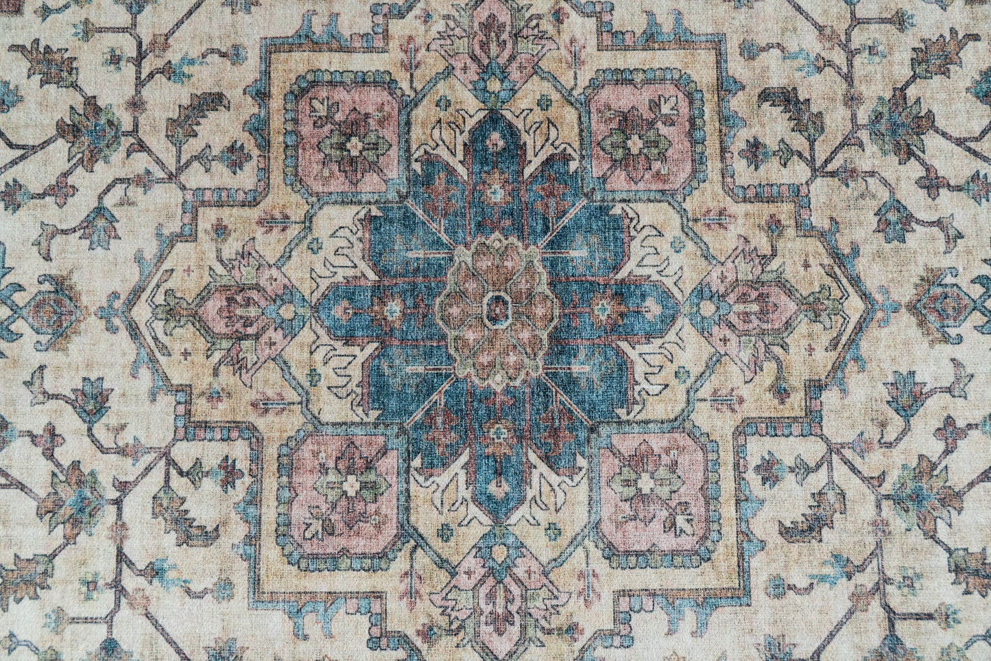 Revive 351-6302 Red/Blue/Beige Area Rug