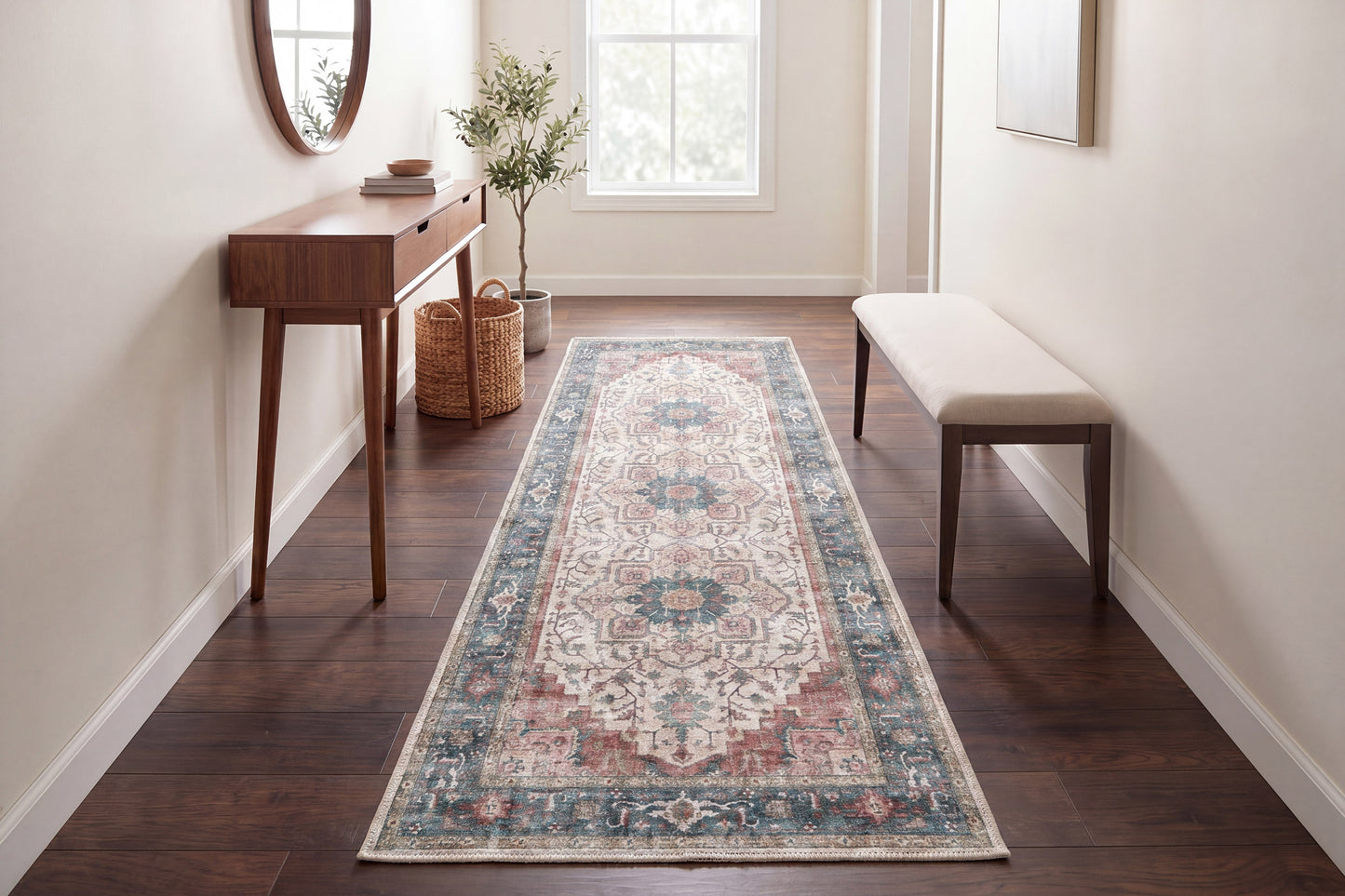 Revive 351-6302 Red/Blue/Beige Area Rug
