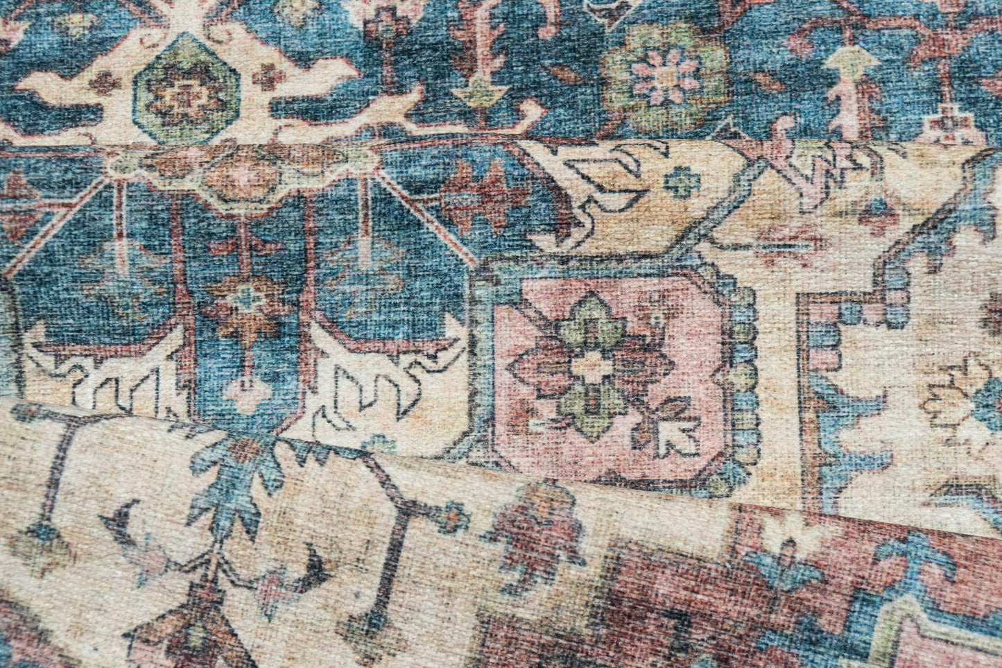 Revive 351-6302 Red/Blue/Beige Area Rug