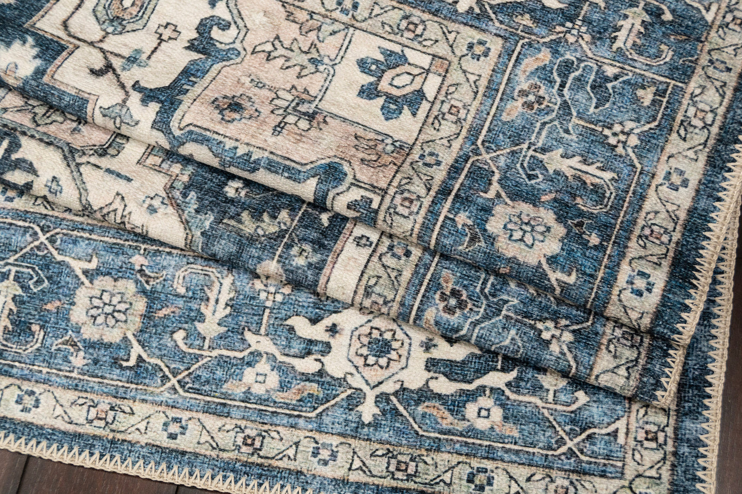Revive 510-6302 Navy/Ivory Area Rug