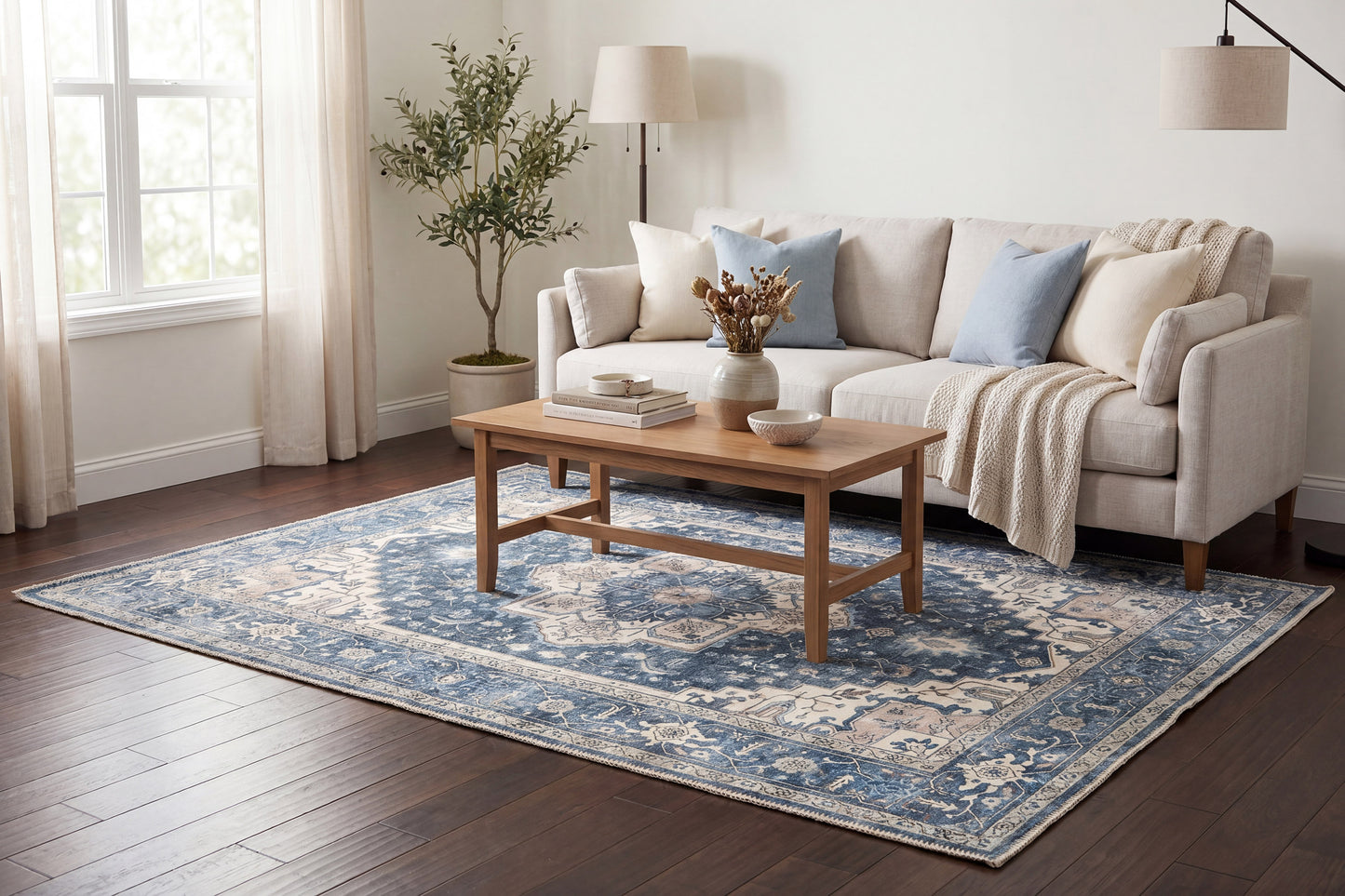 Revive 510-6302 Navy/Ivory Area Rug
