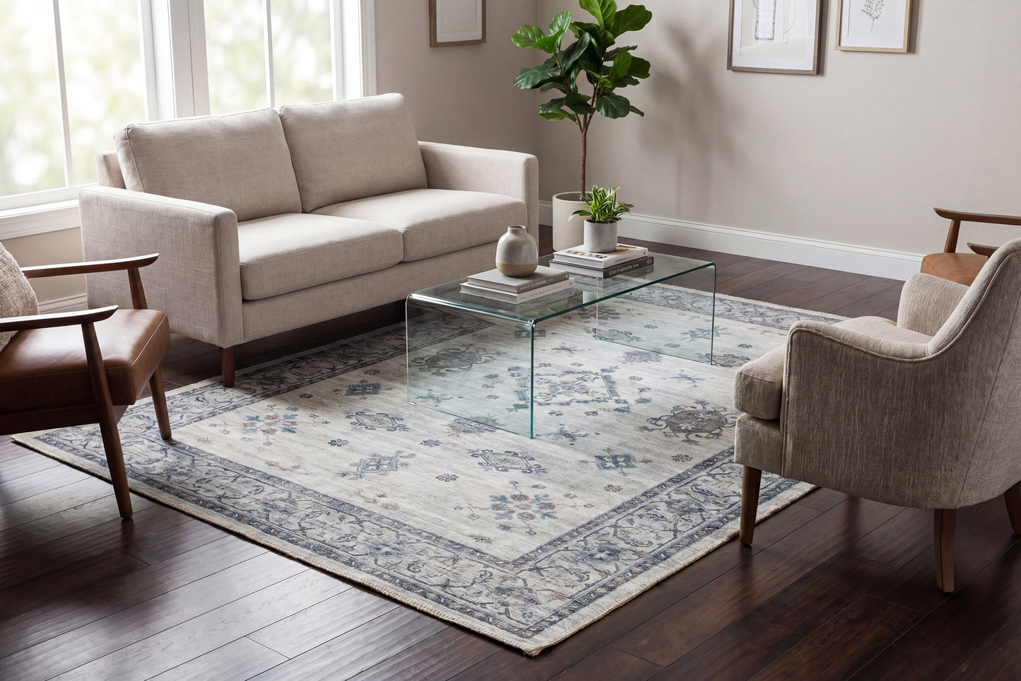 Revive 900-6304 Grey Area Rug