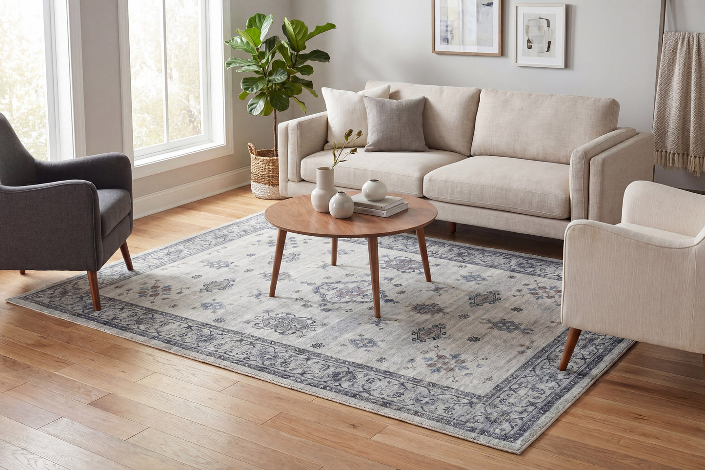 Revive 900-6304 Grey Area Rug
