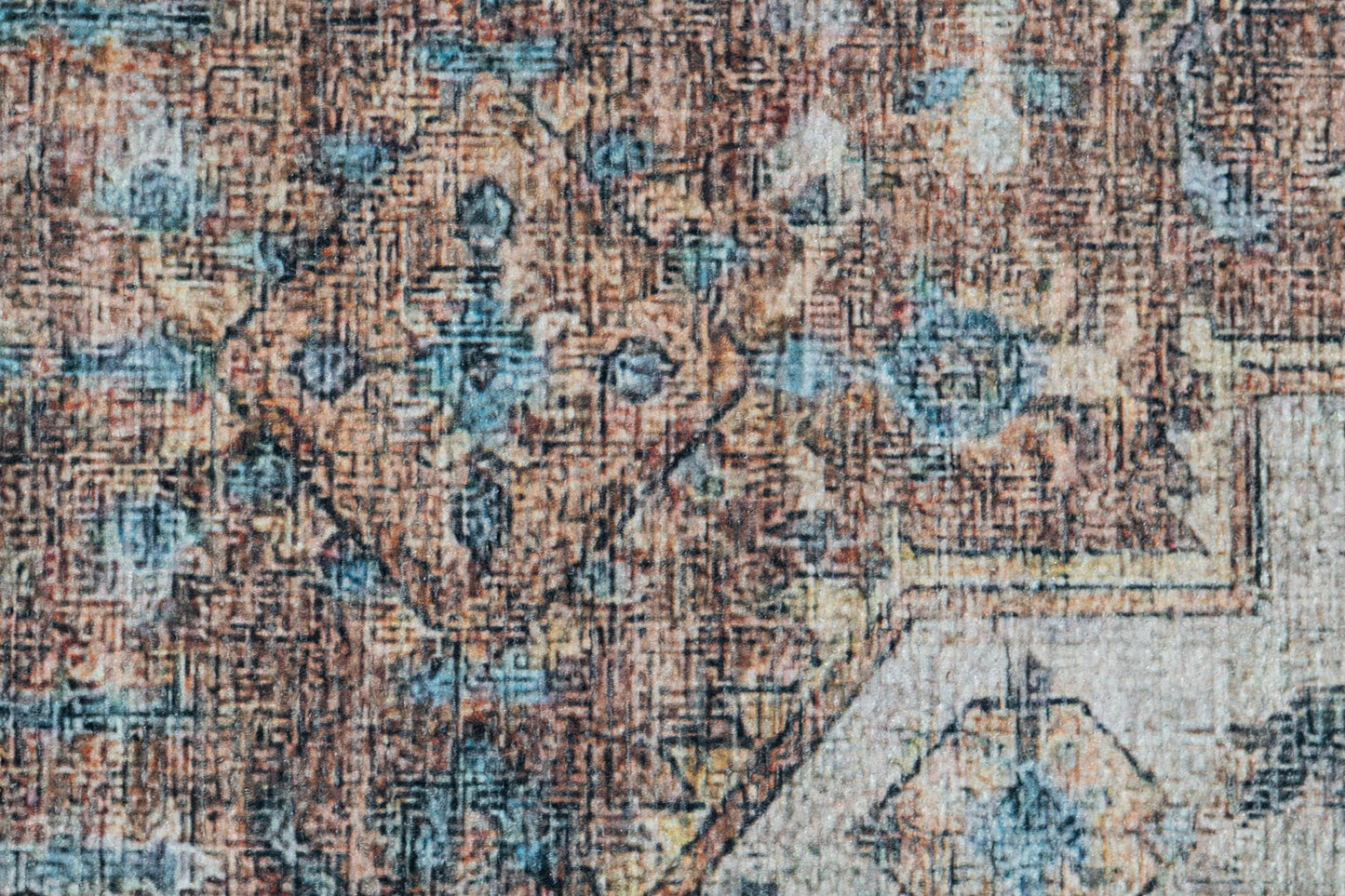 Revive 351-6305 Red/Blue/Beige Area Rug
