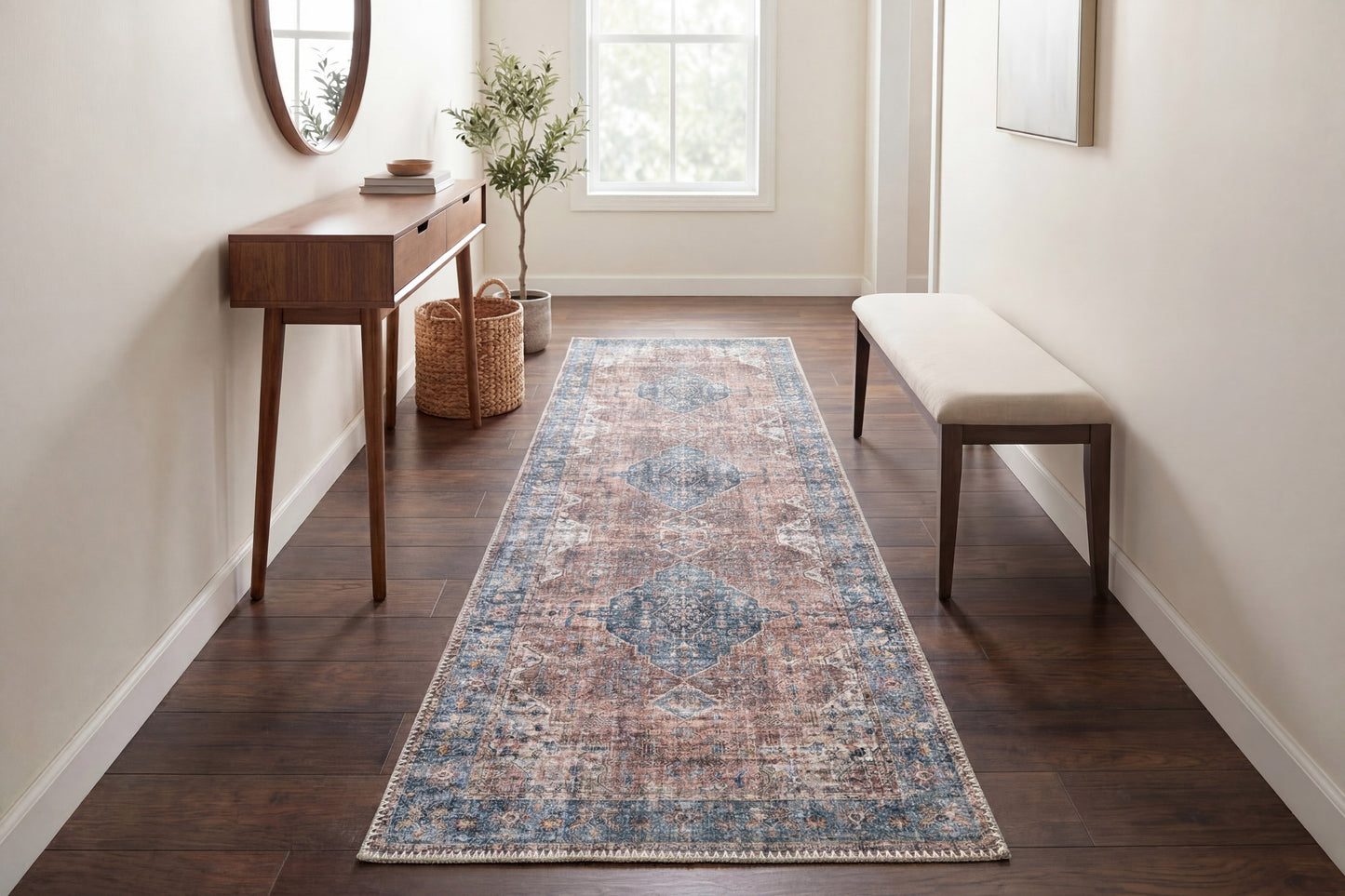 Revive 351-6305 Red/Blue/Beige Area Rug