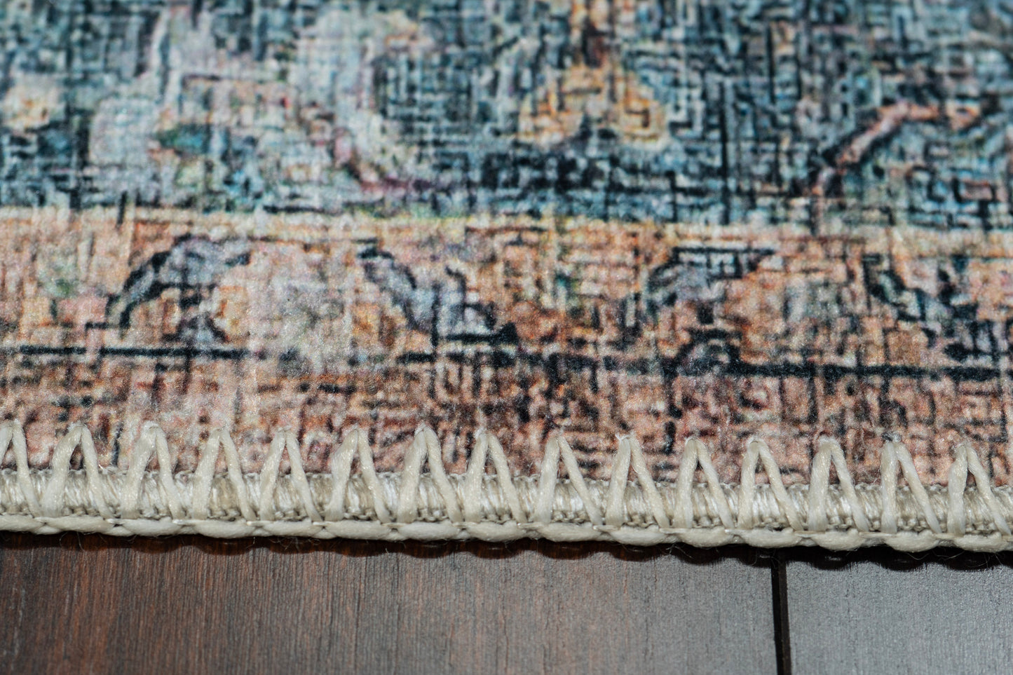 Revive 351-6305 Red/Blue/Beige Area Rug