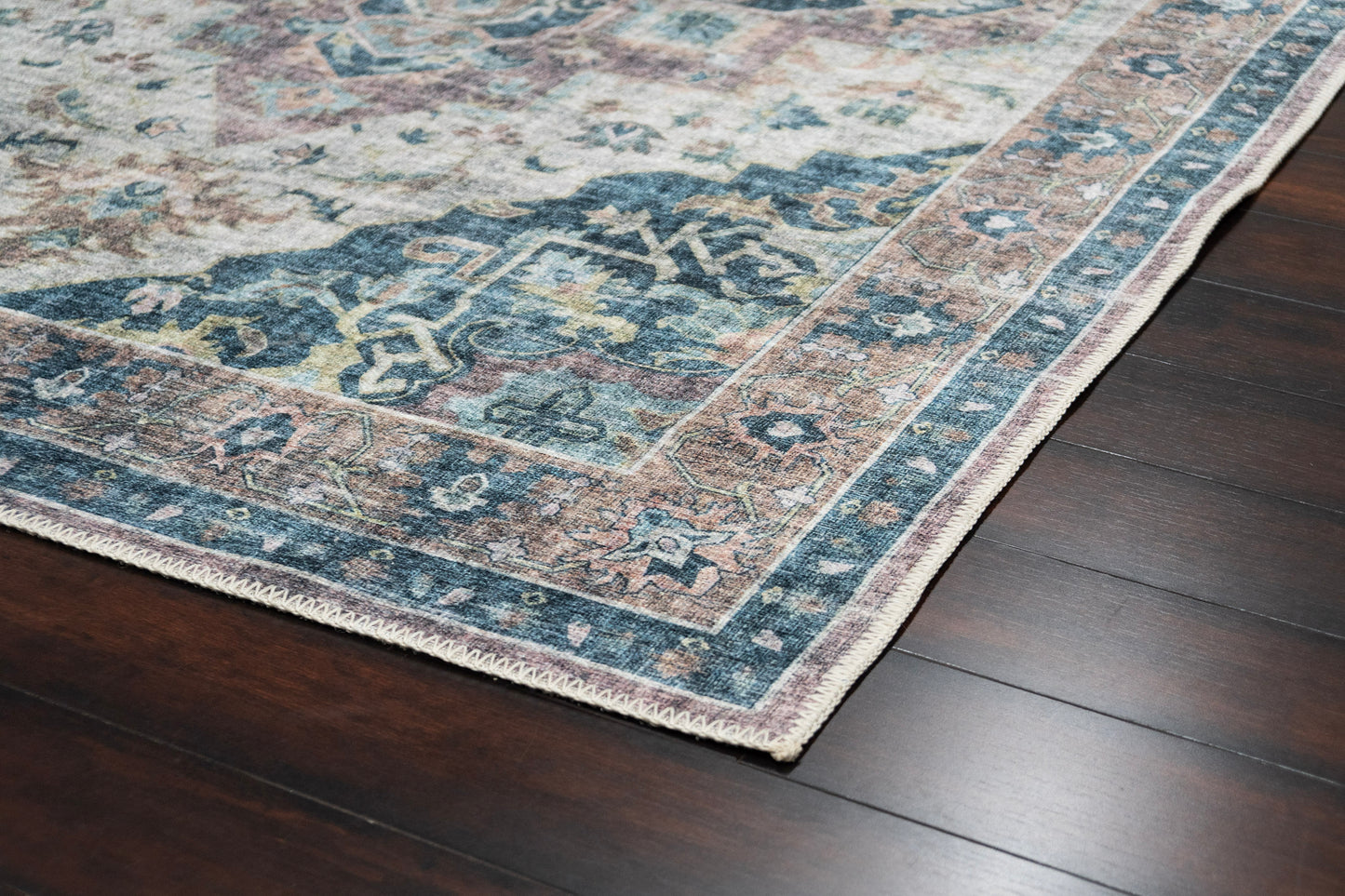 Revive 305-6306 Wine/Navy/Tan Area Rug