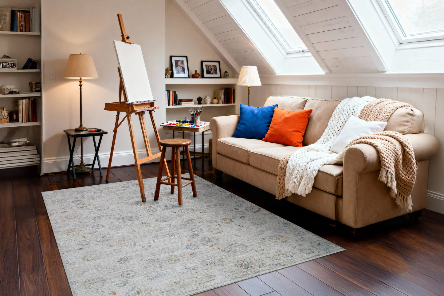 Fiora 17234-180 Cream/Taupe Area Rug